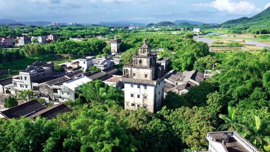 广东江门开平马降龙碉楼景区