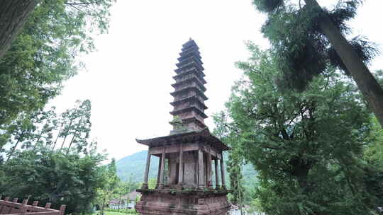 四川邛崃长征纪念馆石塔寺石塔