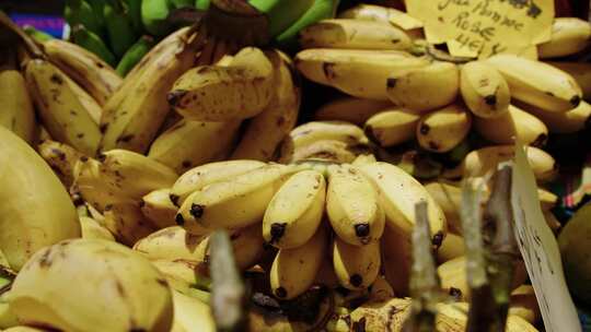 热带，水果，香蕉，市场摊位