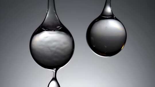 微距水滴特写素材