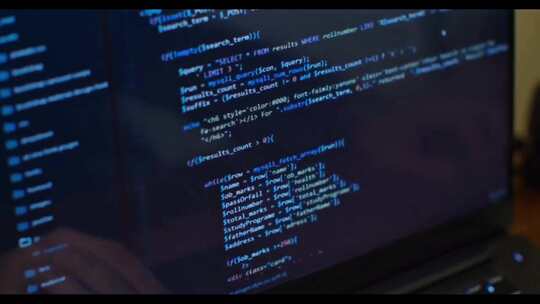 程序员开发编程 互联网信息安全程序代码视频素材模板下载