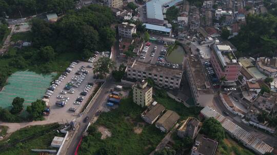 航拍深圳城市建筑风景