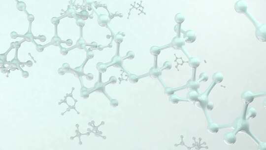 化妆品美白精华水分子DNA分子结构