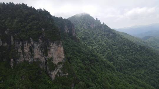 湖北神农架天燕景区航拍