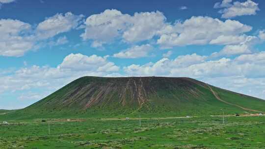 内蒙古乌兰哈达火山航拍