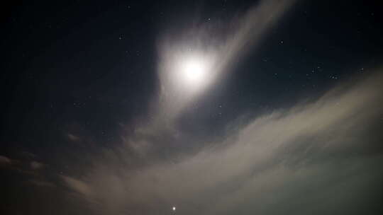 璀璨银河浩瀚星空无尽宇宙延时摄影