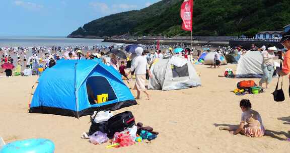 海边 海浪 沙滩 旅游 亲子活动