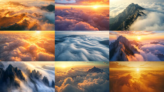 云海日出日落黄昏晨曦大自然唯美风景合集