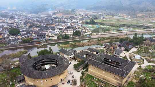 中国福建传统村落土楼