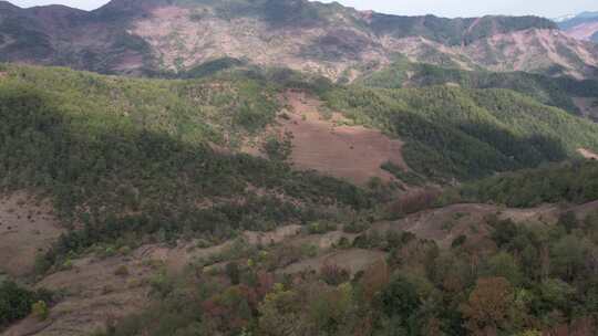 中国西部四川大凉山高原山地自然风光延时视频素材模板下载