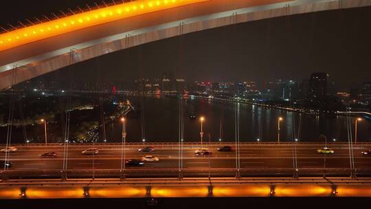 卢浦大桥航拍视频素材模板下载