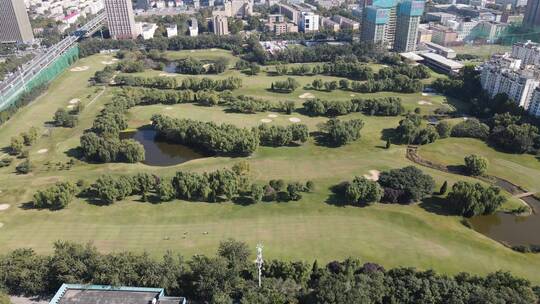 河北石家庄城市风光地标建筑航拍