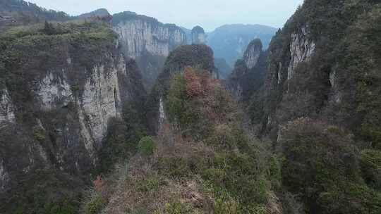 德夯大峡谷fpv穿越机航拍矮寨奇观5A景区4K