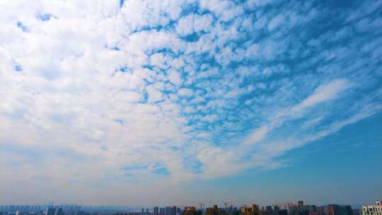 城市蓝天白云延时风景视频素材视频素材模板下载