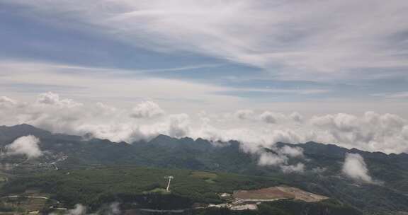 云南麻栗坡茨竹坝云海航拍