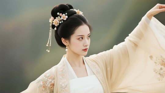 古装女子汉服造型展示