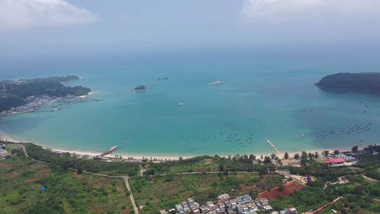 广西北海涠洲岛海滨海景自然风光航拍