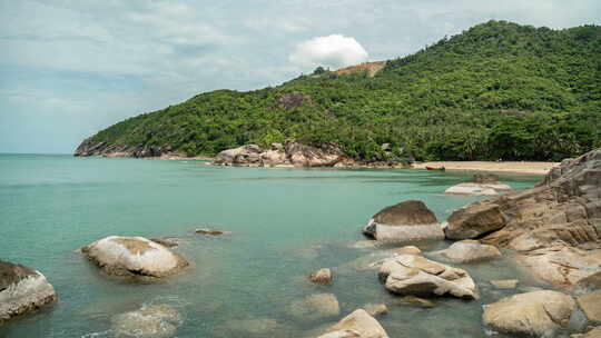 航拍海滩风景