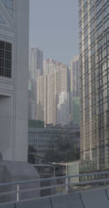 香港写字楼清晨风光