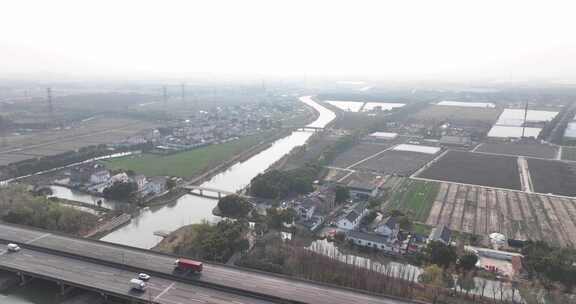 青浦高速公路航拍