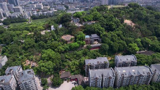 航拍福州乌山景区