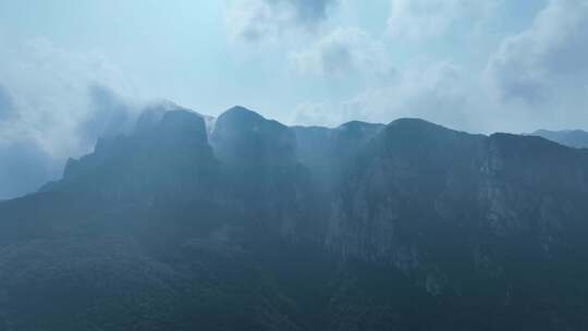 山峰航拍庐山风景区山脉山丘山岭山陵