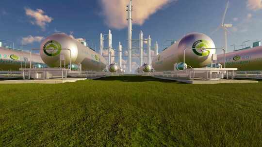 氢能源环保储能风车电力