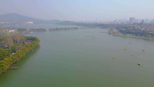 南京市城市地标风景风光素材航拍视频素材模板下载