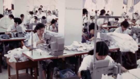 改革开放 制衣厂 服装 深圳 上海