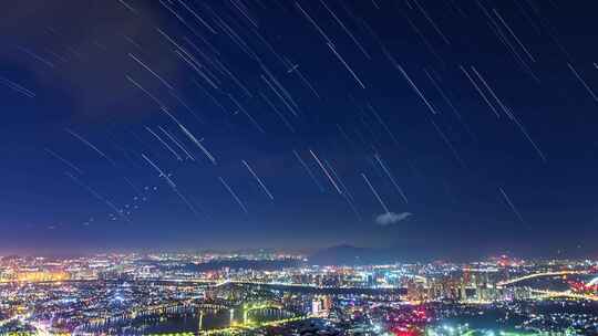 泉州城市星空、星轨