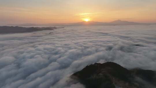 干净空镜广告唯美航拍大景城市山川