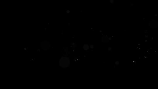 黑色背景粒子特效素材	