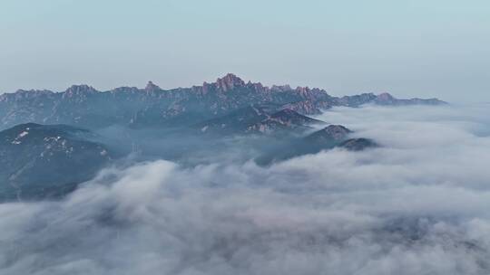 青岛大珠山平流雾