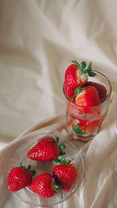 草莓水果美食鲜艳 (2)