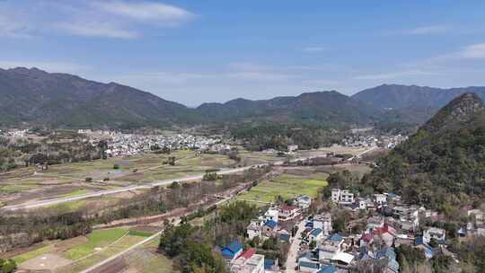 桂林兴安县白石乡田园山景