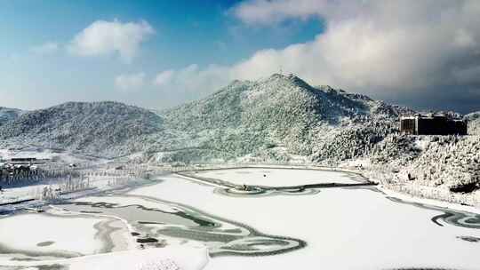 丰都南天湖、雪山，南方的冬天