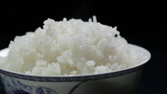 cooked rice 大米一碗米饭视频素材模板下载