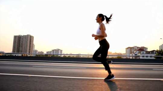 跑步运动健身锻炼身体体育运动员AI素材