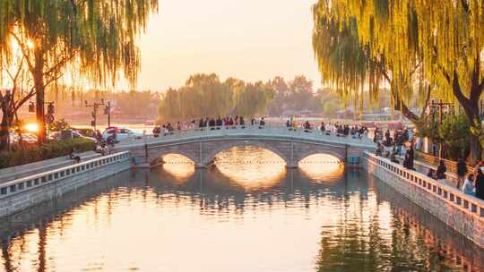 北京旅游景点什刹海风景