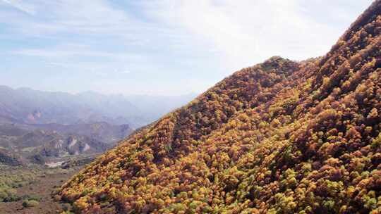 西北青海秋景航拍