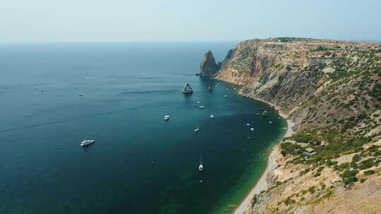 船，海岸，海洋，海岸