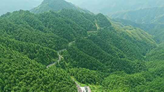 安徽皖南璜尖山区盘山公路