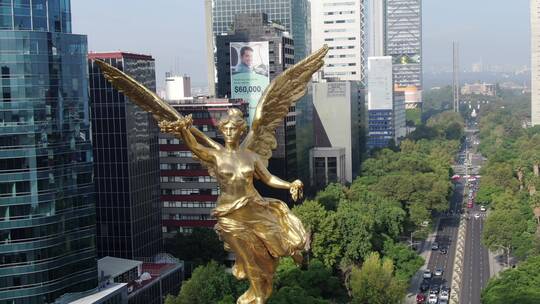 墨西哥天使独立纪念碑实拍