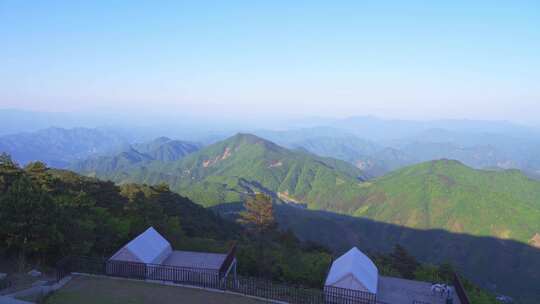 杭州临安大明山牵牛岗露营帐篷