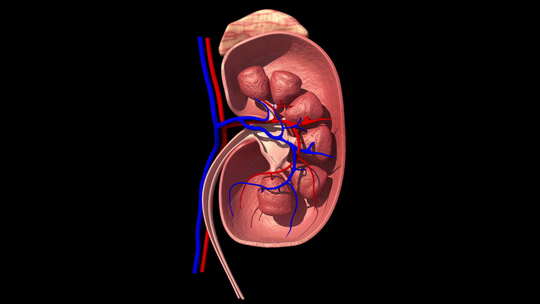 三维肾脏模型