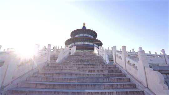 天坛 故宫 北京 中式建筑 皇家园林视频素材模板下载