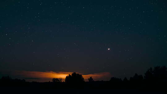 真正多彩的夜晚星星之夜