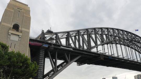 悉尼海港大桥路段视频素材模板下载