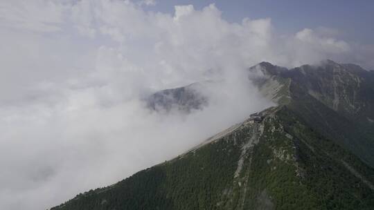 宝鸡太白山航拍