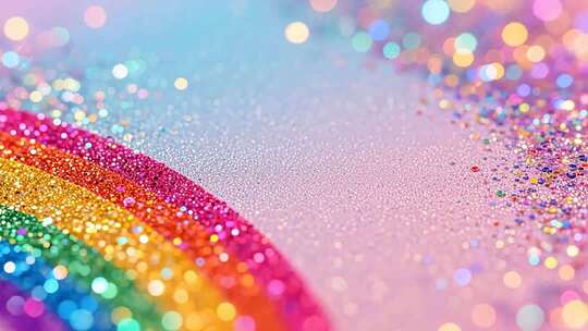 彩色闪光粒子梦幻背景素材